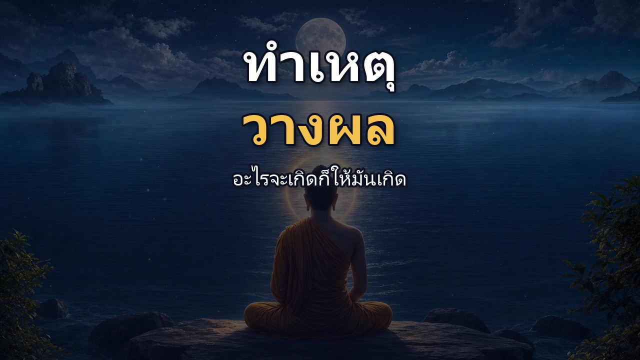 ฟังธรรมะก่อนนอน "อะไรจะเกิดก็ให้มันเกิด" ปล่อยวางสิ่งที่คุมไม่ได้ ใจสงบ หลับสบาย